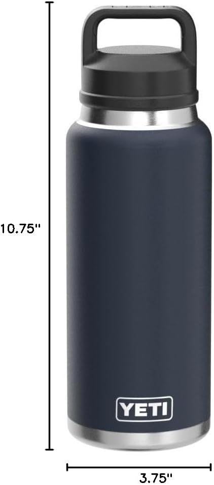 YETI Rambler 36 oz Bottle, Vacuum Insulated, Leakproof, Stainless Steel with Chug Cap | Vacuum Insulated, Leakproof, with Chug Cap