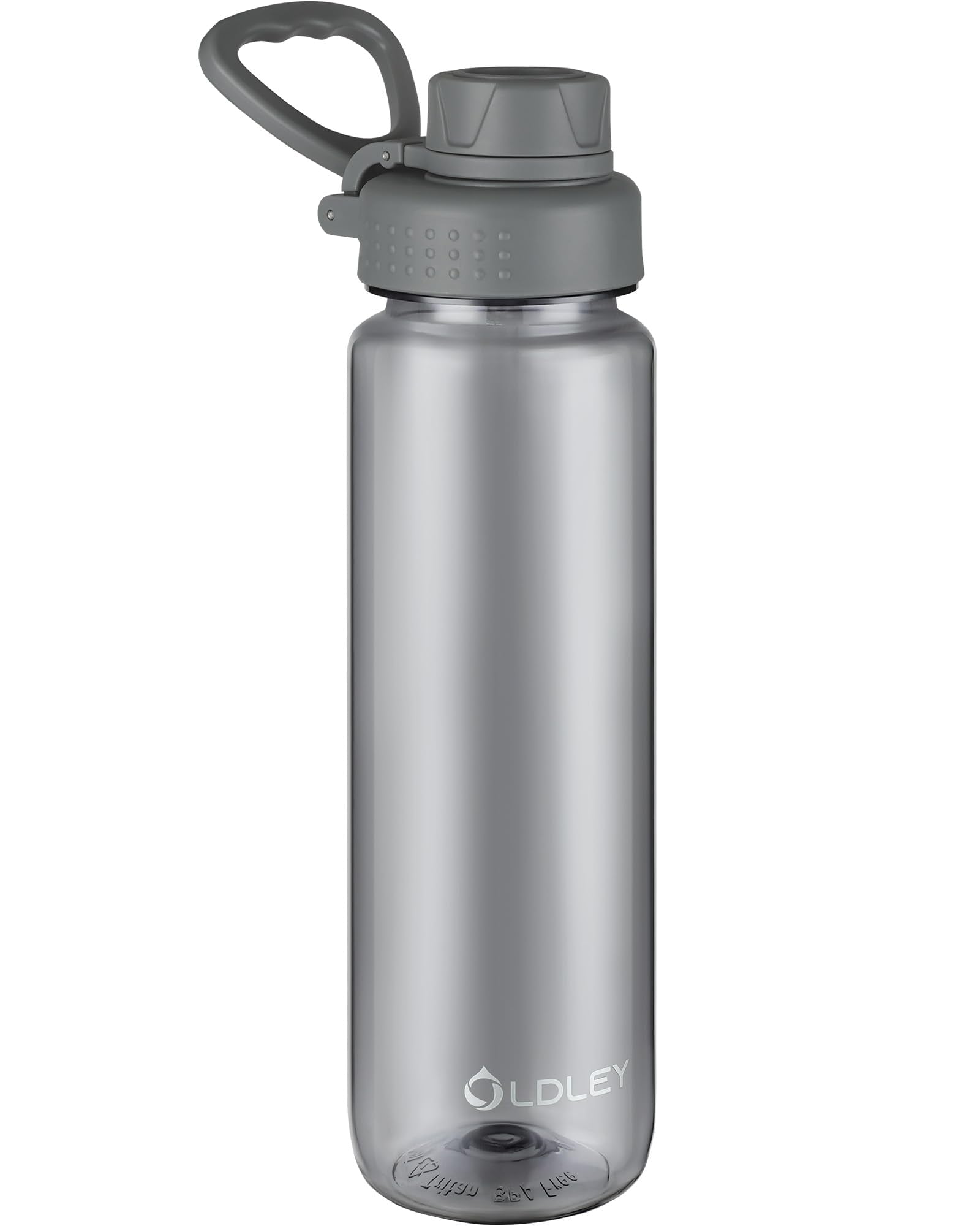 OLDLEY Water Bottles 20oz BPA Free Tritan Water Bottle with Carry Handle and Spout Lid, Leakproof Kids Water Bottle for Home,Travel, School, Outdoors, Transparent