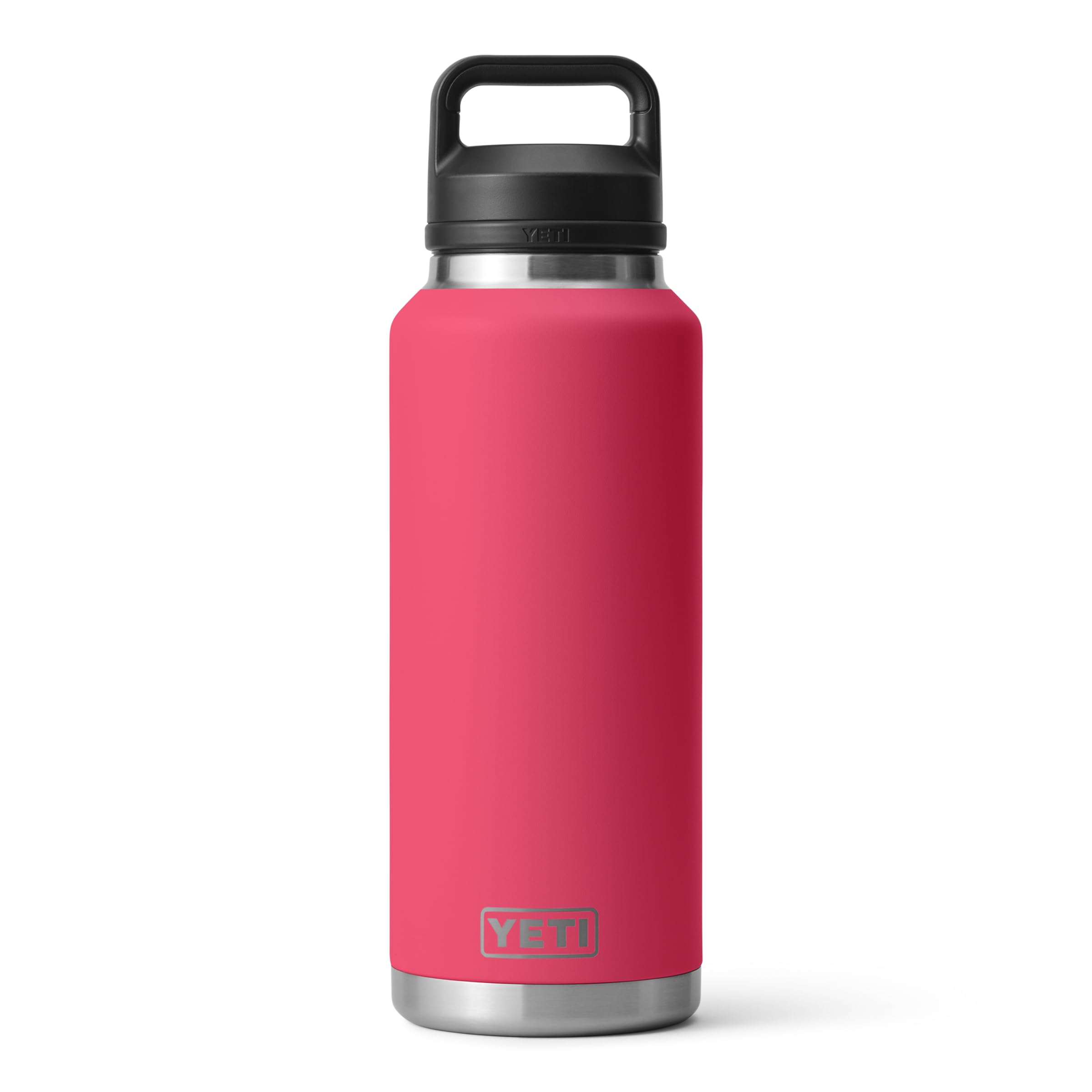 YETI Rambler 46 oz Bottle, Leakproof, Vacuum Insulated, Stainless Steel with Chug Cap, Black