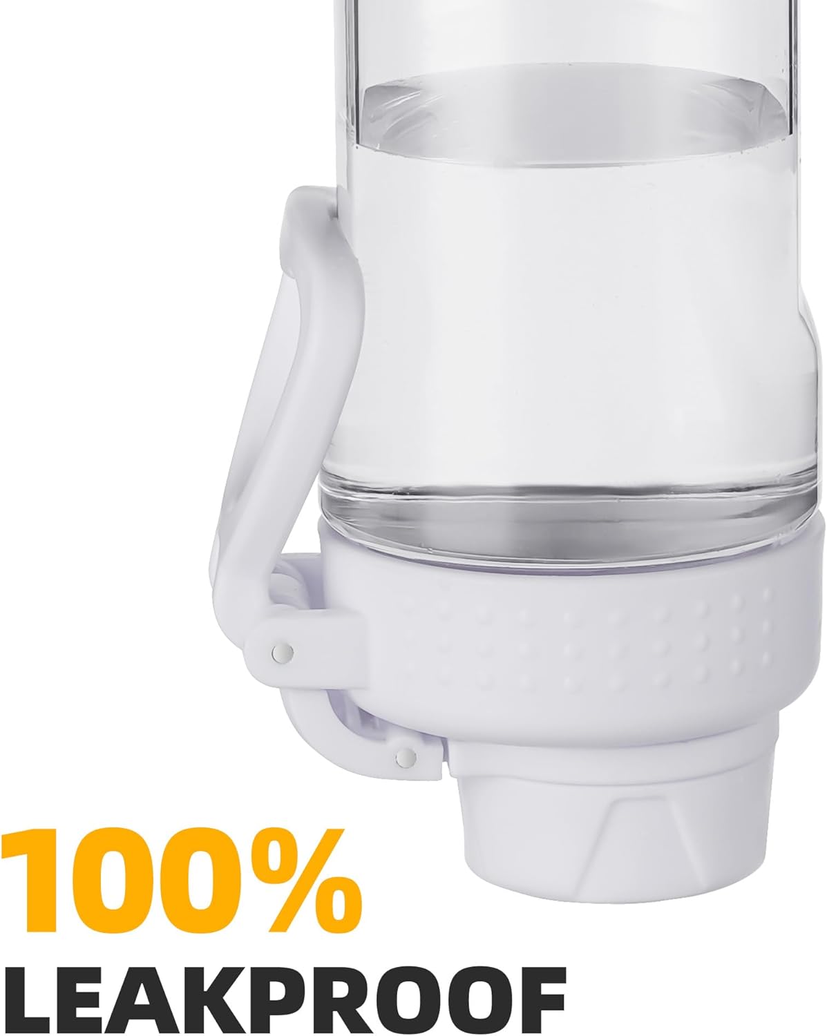 OLDLEY Water Bottles 20oz BPA Free Tritan Water Bottle with Carry Handle and Spout Lid, Leakproof Kids Water Bottle for Home,Travel, School, Outdoors, Transparent