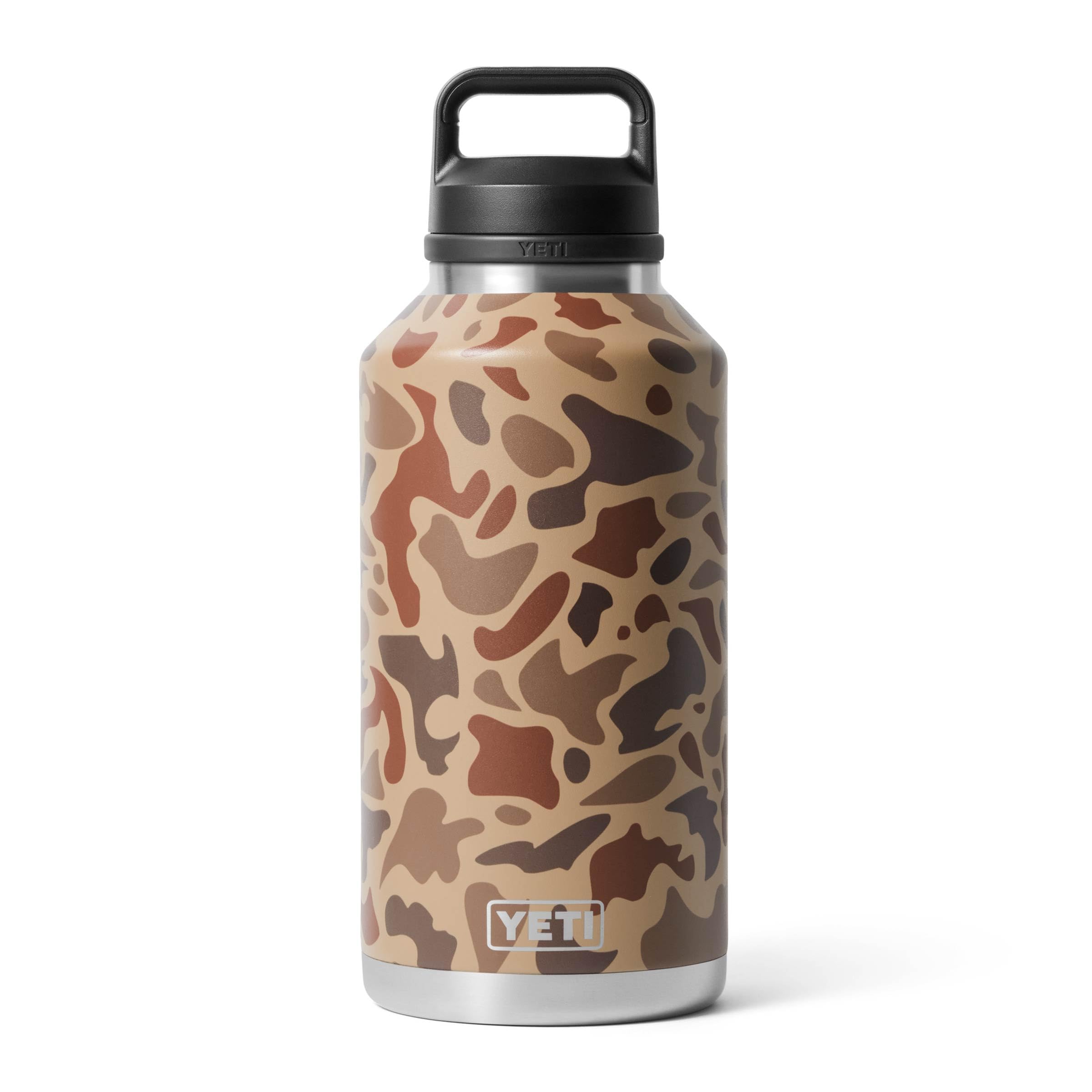 YETI Rambler 64 oz Bottle, Vacuum Insulated, Leakproof, Stainless Steel with Chug Cap, Black