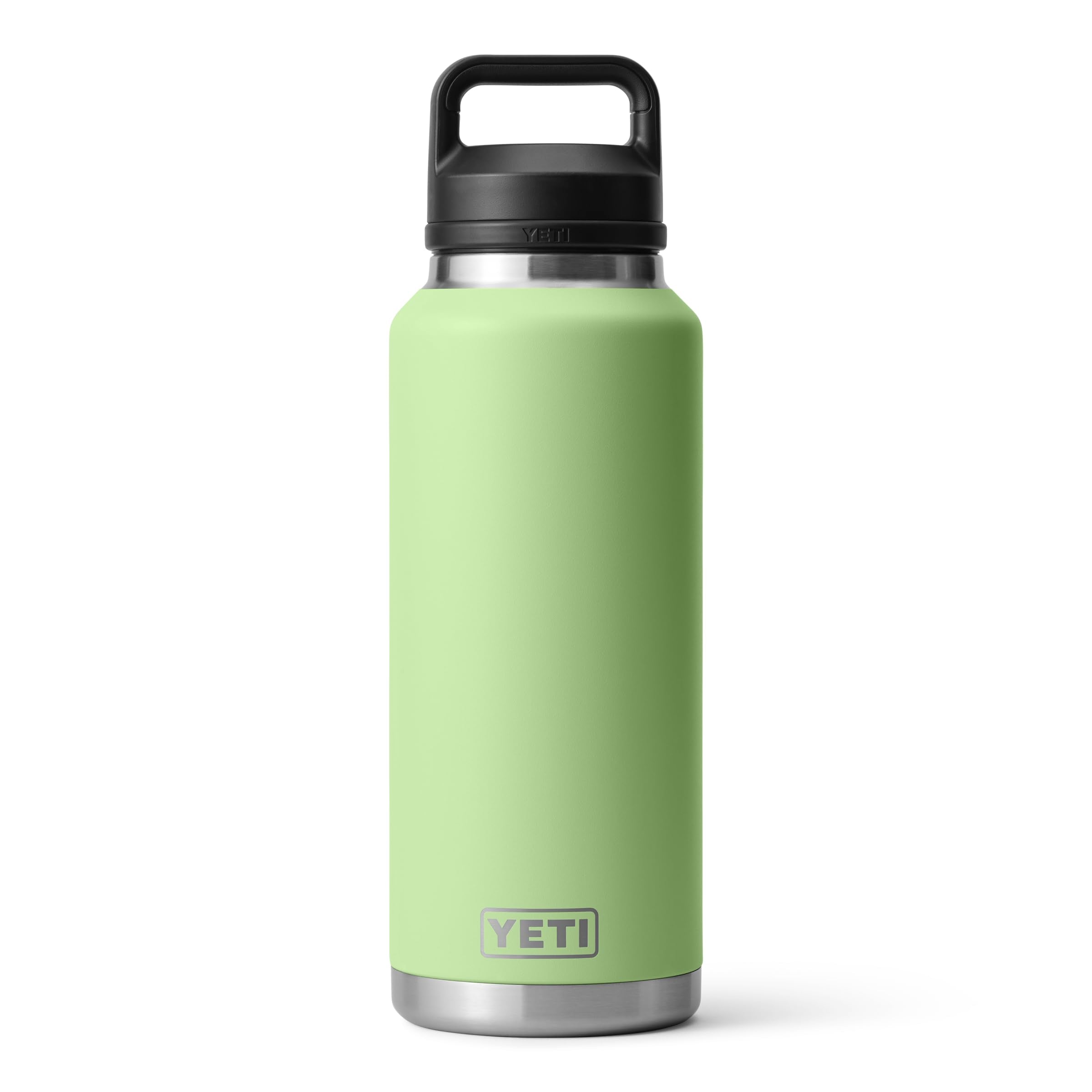 YETI Rambler 46 oz Bottle, Leakproof, Vacuum Insulated, Stainless Steel with Chug Cap, Black