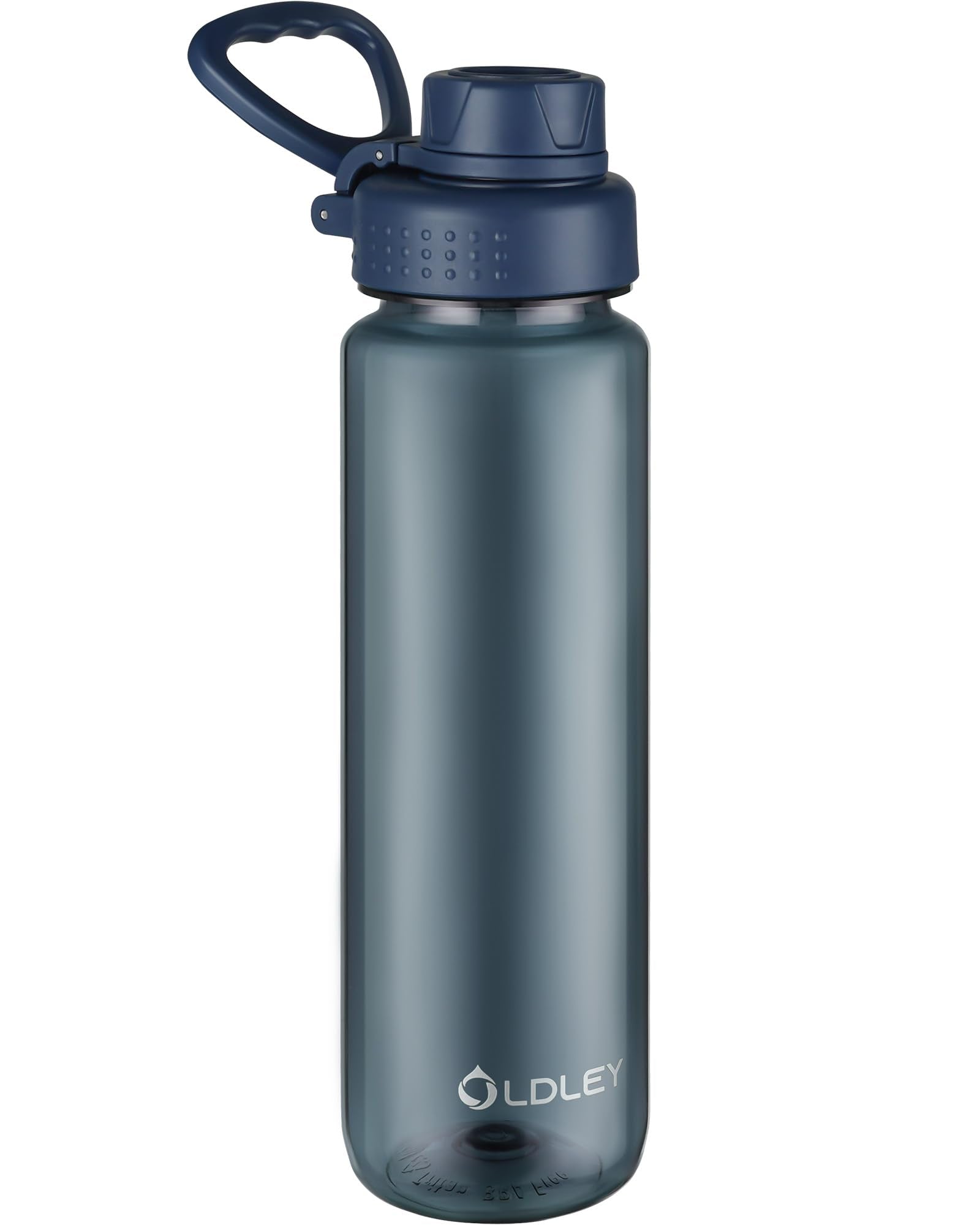 OLDLEY Water Bottles 20oz BPA Free Tritan Water Bottle with Carry Handle and Spout Lid, Leakproof Kids Water Bottle for Home,Travel, School, Outdoors, Transparent