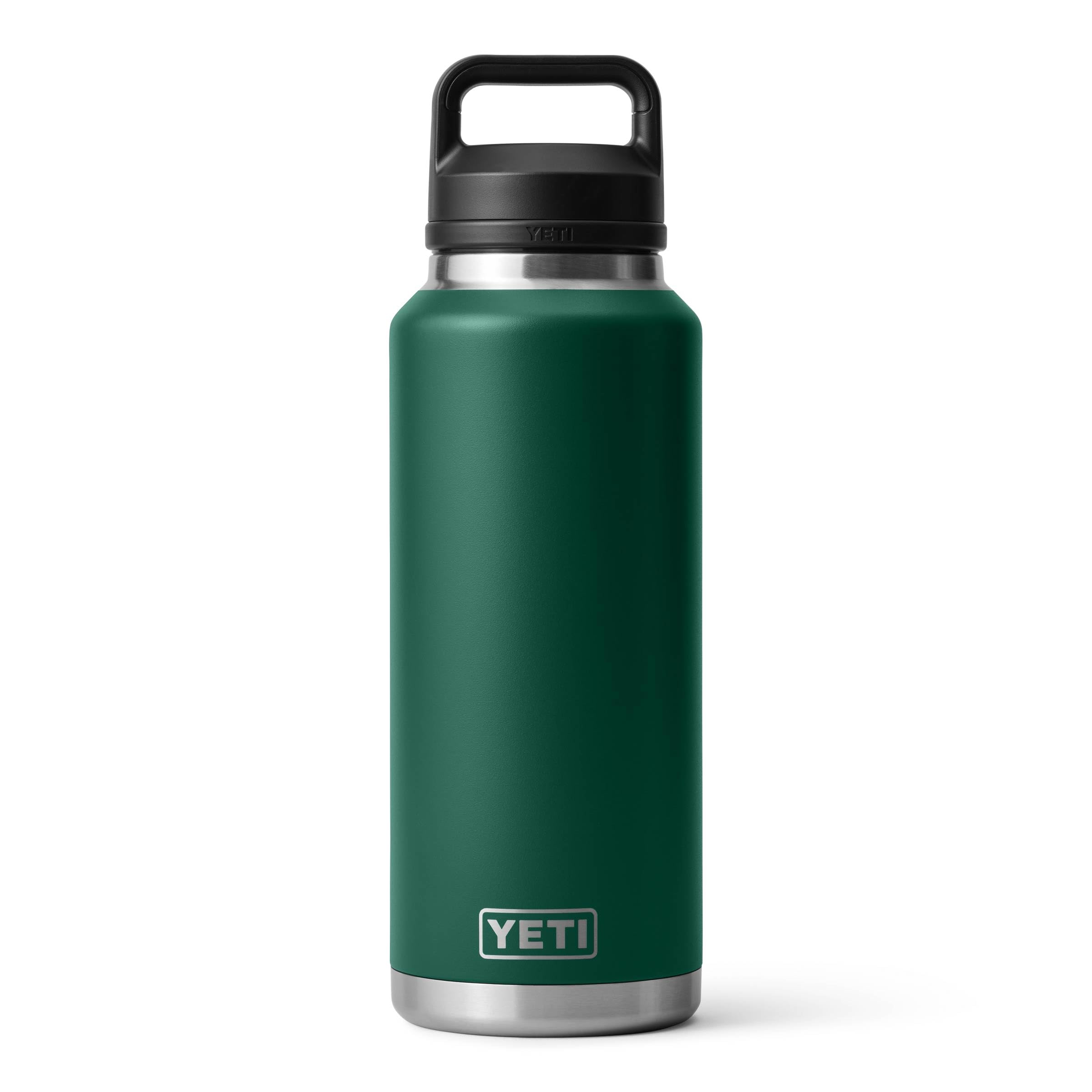 YETI Rambler 46 oz Bottle, Leakproof, Vacuum Insulated, Stainless Steel with Chug Cap, Black
