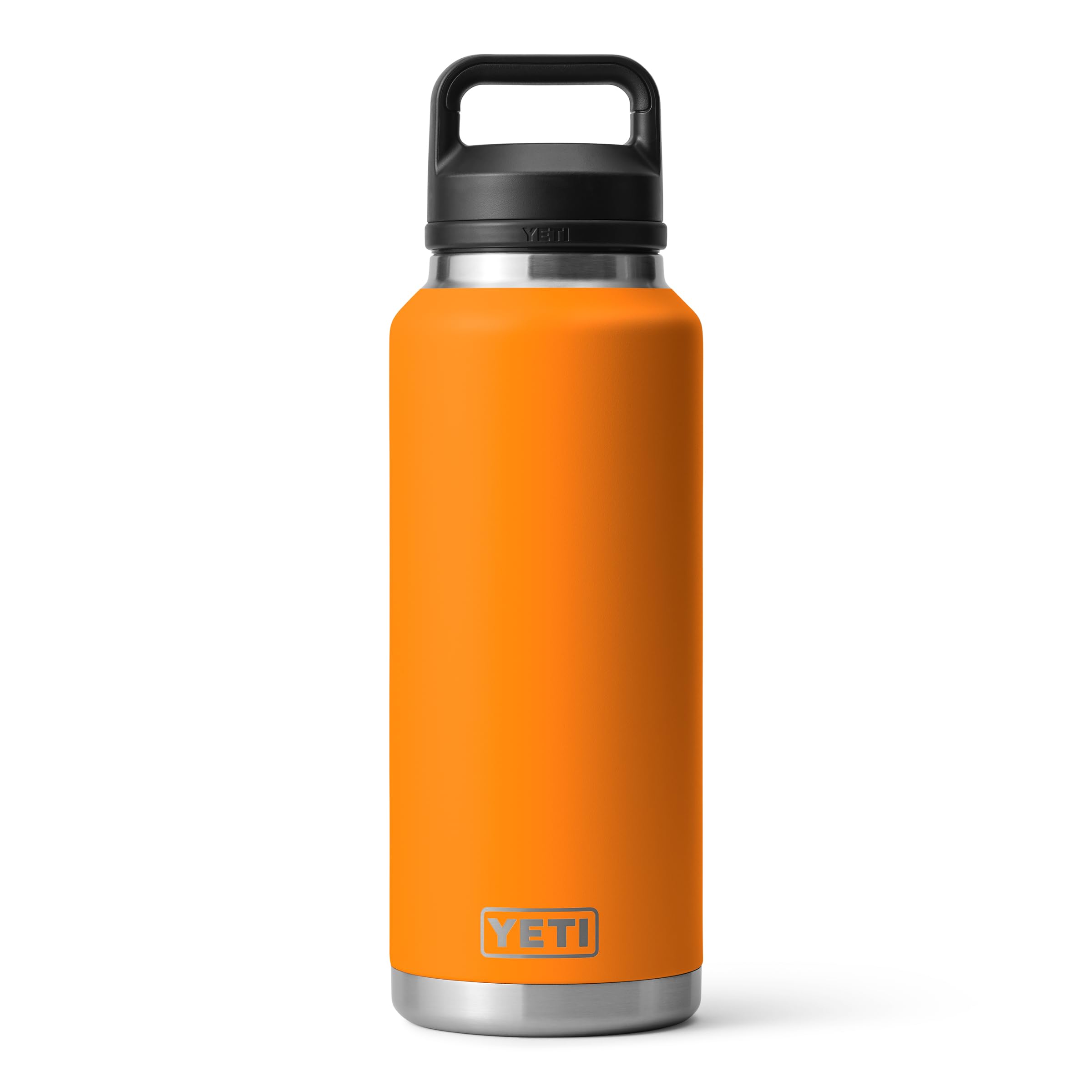 YETI Rambler 46 oz Bottle, Leakproof, Vacuum Insulated, Stainless Steel with Chug Cap, Black