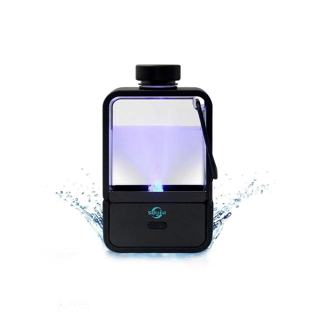 KOOMTOOM 2026 Upgraded Hydrogen Water Bottle,350ML Hydrogen Water Generator 1800PPB,SPE/PEM Technology,Portable Hydration for Sports/Home/Office/Travel/Fitness