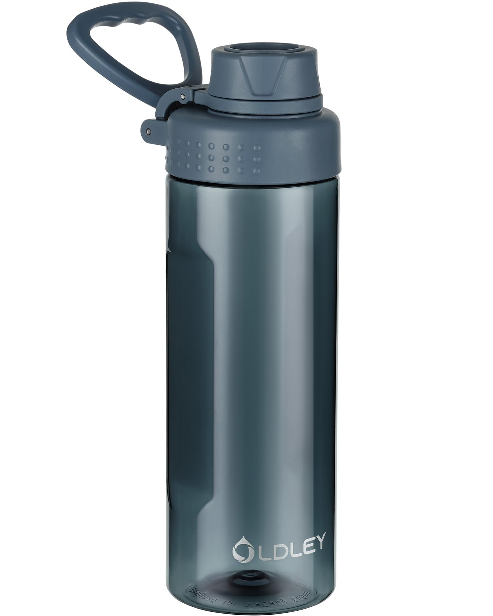 OLDLEY Water Bottles 20oz BPA Free Tritan Water Bottle with Carry Handle and Spout Lid, Leakproof Kids Water Bottle for Home,Travel, School, Outdoors, Transparent