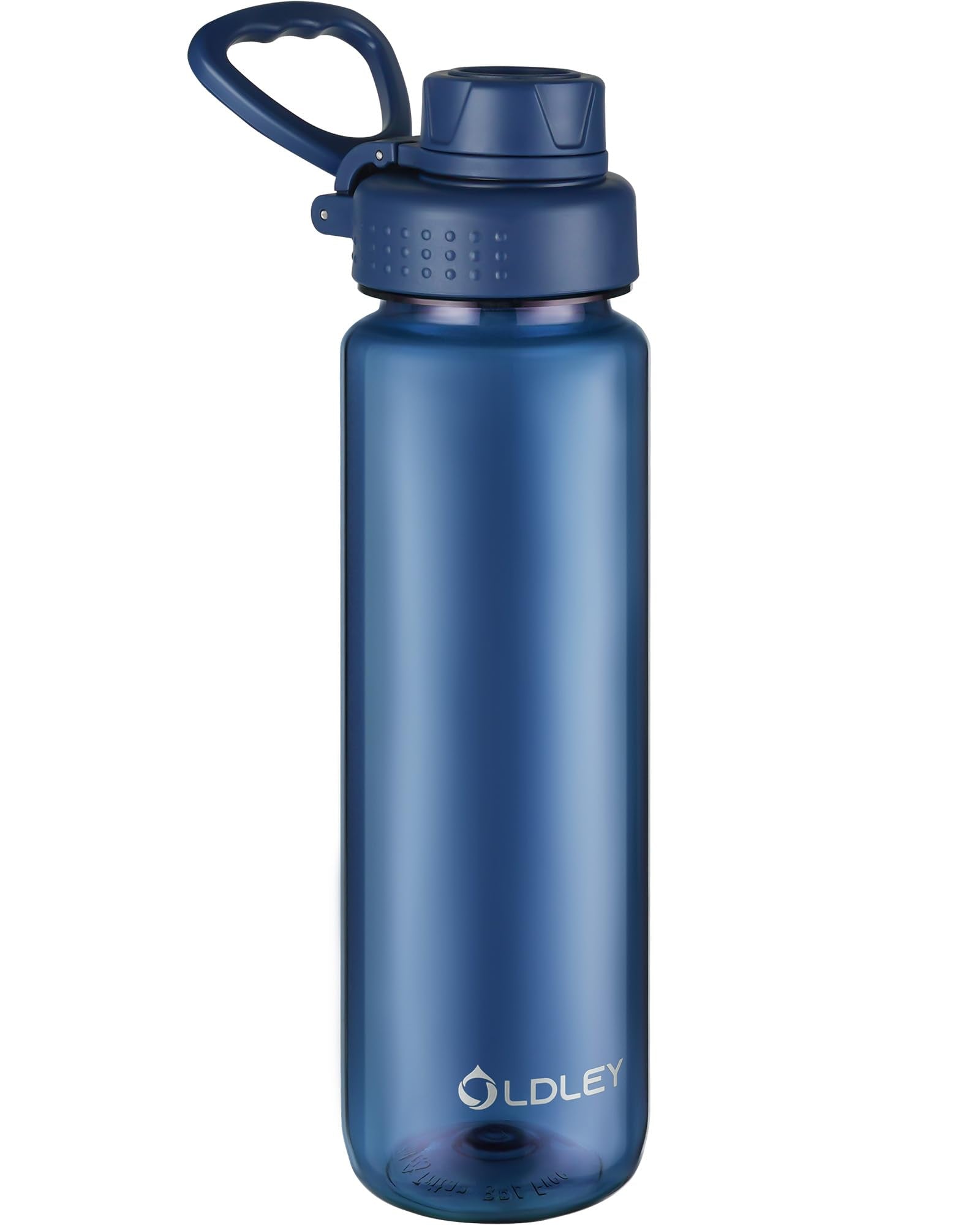 OLDLEY Water Bottles 20oz BPA Free Tritan Water Bottle with Carry Handle and Spout Lid, Leakproof Kids Water Bottle for Home,Travel, School, Outdoors, Transparent