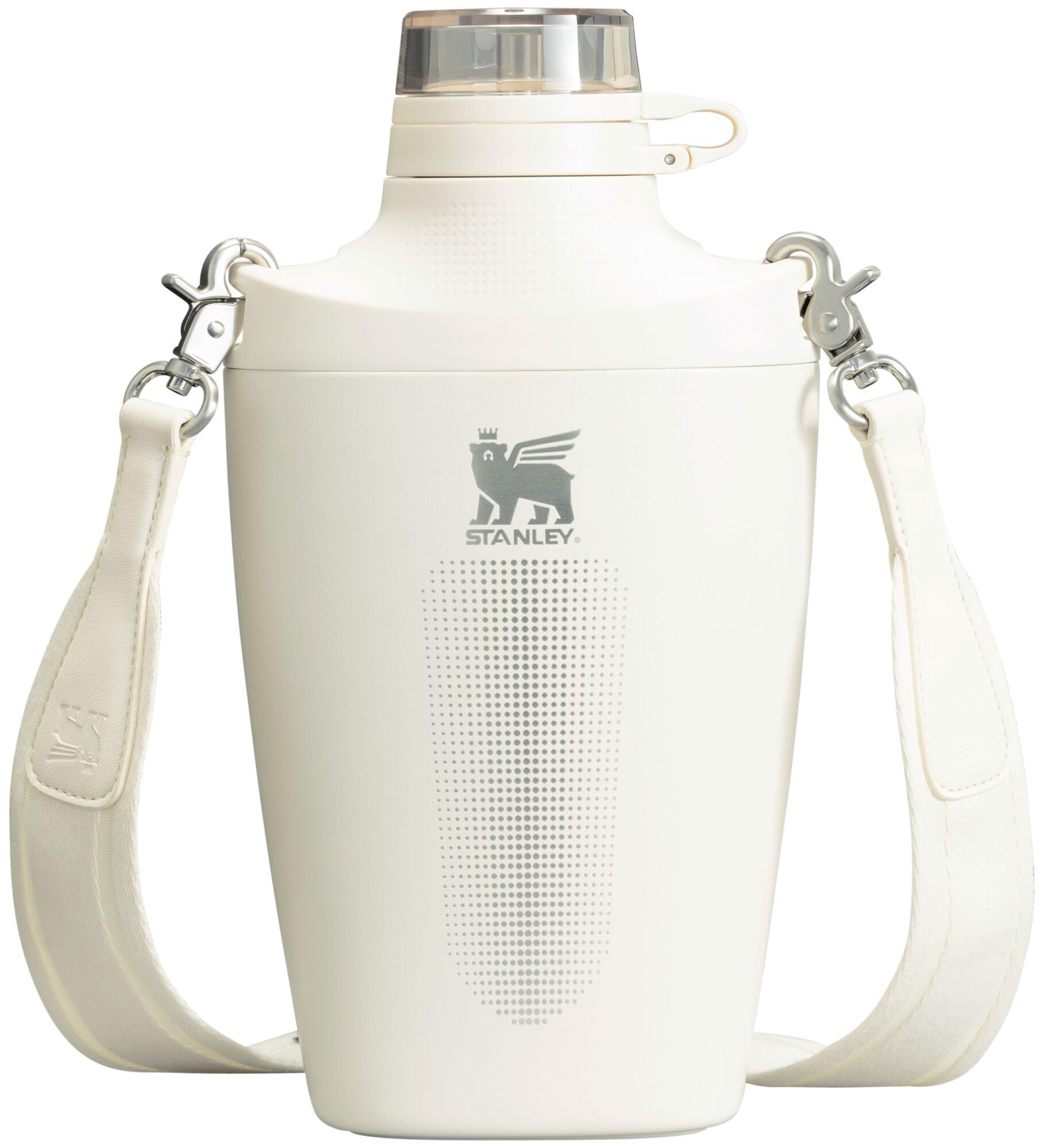 Stanley Cross Bottle 23 oz | Travel Water Bottle with Jacquard Strap | Leakproof Tritan Lid with Removable Straw | Insulated Stainless Steel | BPA-Free | Black